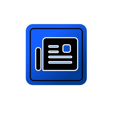 Çevrimiçi makale sembolü. Çevrimiçi haber simgesi.