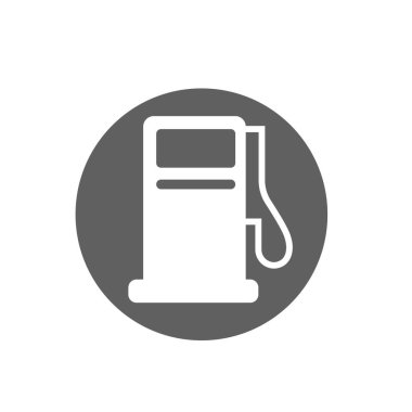 Benzin istasyonu sembolü. Benzin istasyonu simgesi.