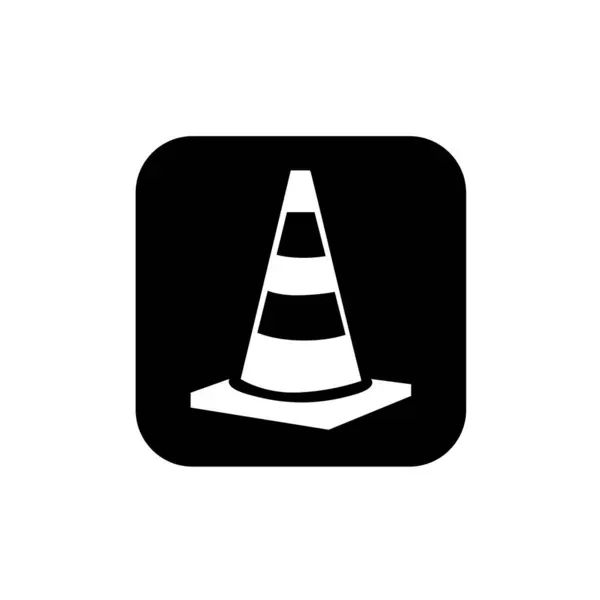 stock vector Traffic cone icon. Traffic pylons symbol. 