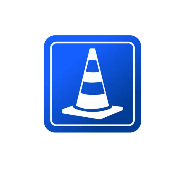 stock vector Traffic cone icon. Traffic pylons symbol. 