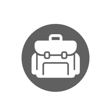 Çanta sembolü. Ofis çantası ikonu. İş çantası logosu