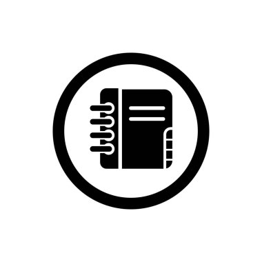 Not defteri simgesi. Müşteri veri simgesi.