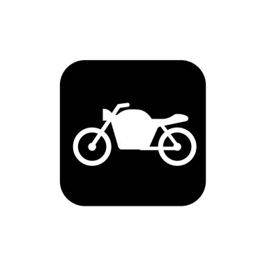 Motosiklet ikonu. Motosiklet sembolü. 