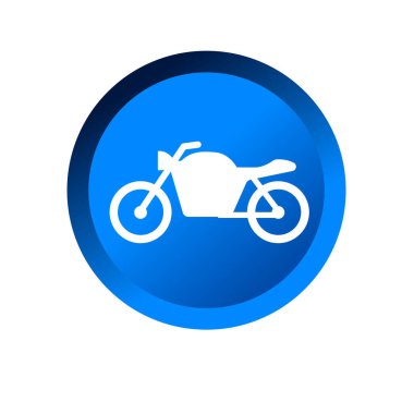 Motosiklet ikonu. Motosiklet sembolü. 