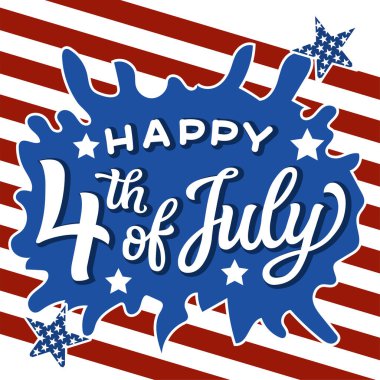 4 Temmuz poster tasarımın kutlu olsun. Amerika 'nın bağımsızlık günü poster tasarımı.