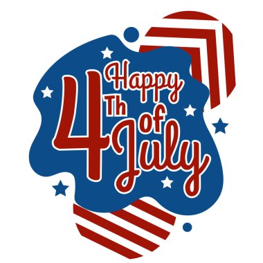 4 Temmuz poster tasarımın kutlu olsun. Amerika 'nın bağımsız poster tasarımı.