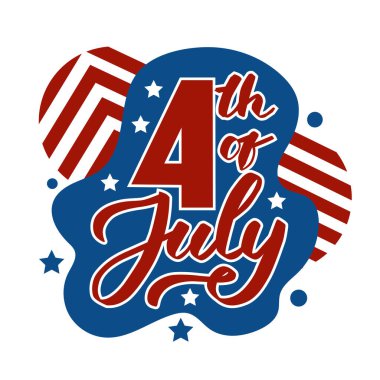 4 Temmuz poster tasarımın kutlu olsun. Amerika 'nın bağımsız poster tasarımı.