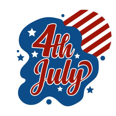 4 Temmuz poster tasarımın kutlu olsun. Amerika 'nın bağımsızlık günü poster tasarımı.