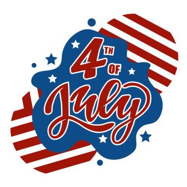 4 Temmuz poster tasarımın kutlu olsun. Amerika 'nın bağımsızlık günü poster tasarımı.