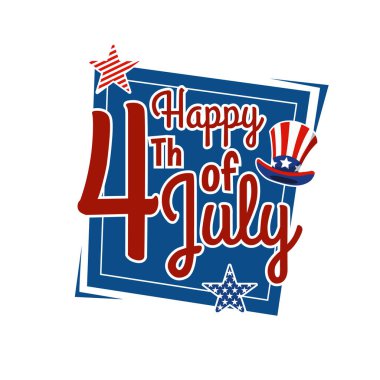 4 Temmuz poster tasarımın kutlu olsun. Amerika 'nın bağımsızlık günü poster tasarımı.