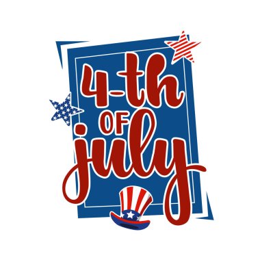 4 Temmuz poster tasarımın kutlu olsun. Amerika 'nın bağımsızlık günü poster tasarımı.