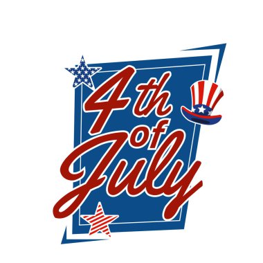 4 Temmuz poster tasarımın kutlu olsun. Amerika 'nın bağımsızlık günü poster tasarımı.