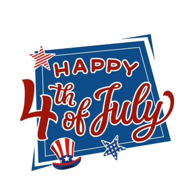 4 Temmuz poster tasarımın kutlu olsun. Amerika 'nın bağımsızlık günü poster tasarımı.