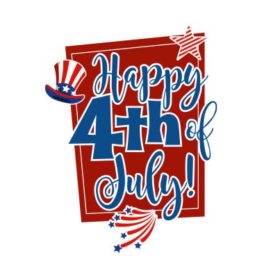 4 Temmuz poster tasarımın kutlu olsun. Amerika 'nın bağımsızlık günü poster tasarımı.