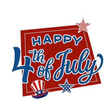 4 Temmuz poster tasarımın kutlu olsun. Amerika 'nın bağımsızlık günü poster tasarımı.