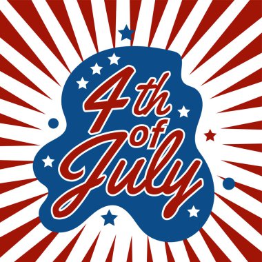 4 Temmuz poster tasarımın kutlu olsun. Amerika 'nın bağımsızlık günü poster tasarımı.