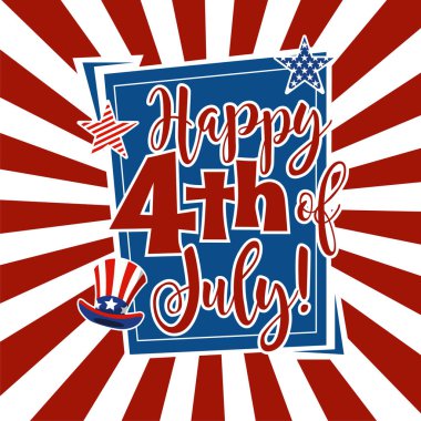 4 Temmuz poster tasarımın kutlu olsun. Amerika 'nın bağımsızlık günü poster tasarımı.