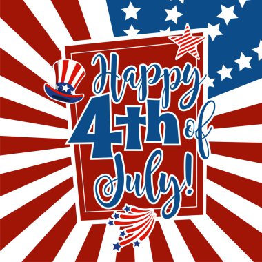 4 Temmuz poster tasarımın kutlu olsun. Amerika 'nın bağımsızlık günü poster tasarımı.