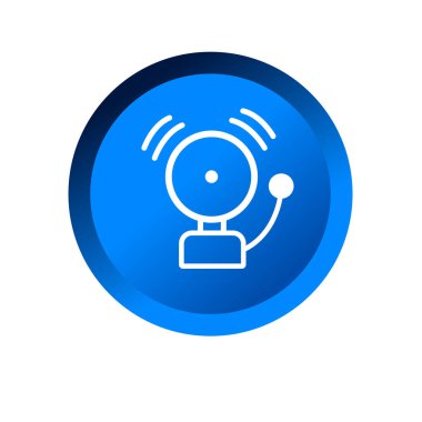 Zil sembolü çalıyor. Alarm simgesi veya uyarı simgesi.