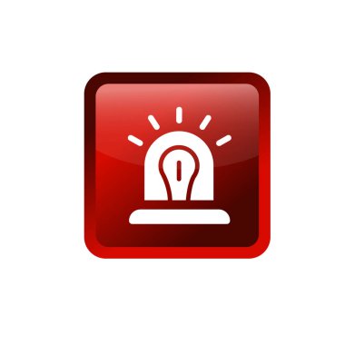 Stroboskopik ışık ikonu. Strobo ışık sembolü. Acil durum ışığı simgesi.