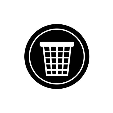 Çöp kutusu simgesi. Çöp kutusu sembolü. Düğme simgesini sil.