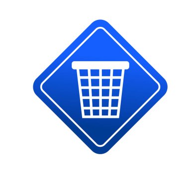 Çöp kutusu simgesi. Çöp kutusu sembolü. Düğme simgesini sil.