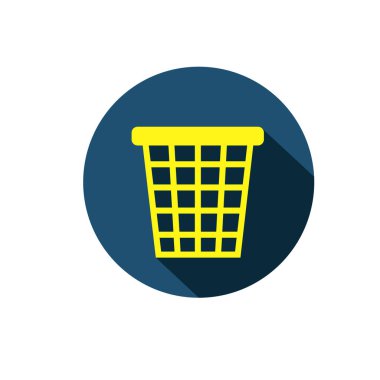 Çöp kutusu simgesi. Çöp kutusu sembolü. Düğme simgesini sil.