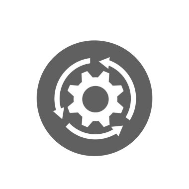 Vites simgesi. Çarklı şekil sembolü.