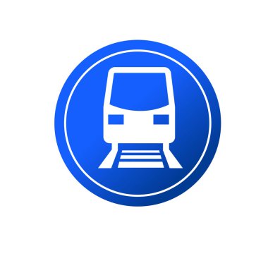Yolcu treni ikonu. Yolcu tren simgesi
