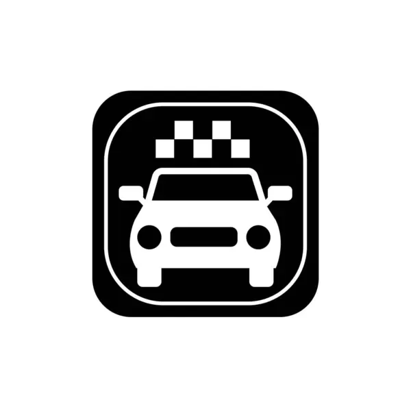 stock vector Racing car icon.  Drift vehicle symbol. Rally car and checker flag symbol.