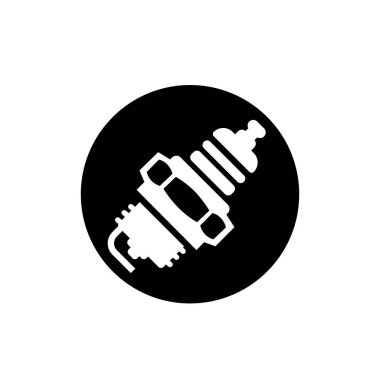 Motor buji simgesi. Buji sembolü. Yanma simgesi.