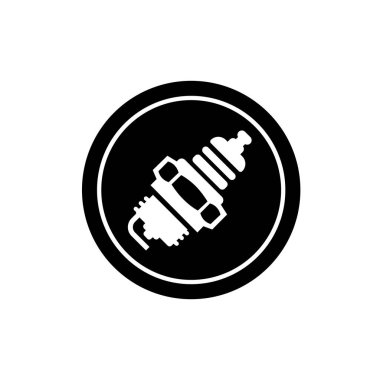 Motor buji simgesi. Buji sembolü. Yanma simgesi.