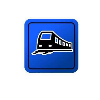 Yolcu treni ikonu. Yolcu tren simgesi