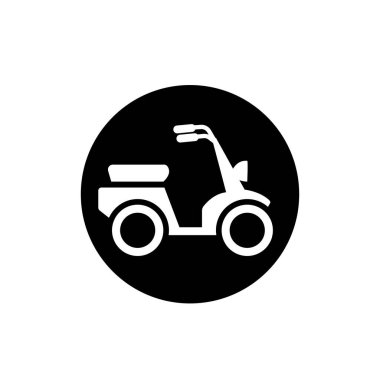 Elektrikli bisiklet ikonu. E-bisiklet sembolü.