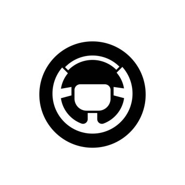 araba direksiyon sembolü. 