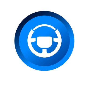 araba direksiyon sembolü. 