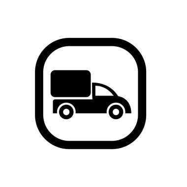 Kamyon sembolünü al. Mini kamyon simgesi