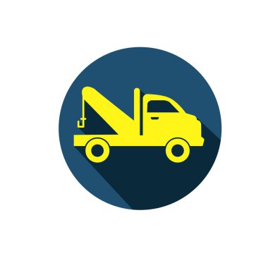 Çekici sembolü. Çekici servisi simgesi