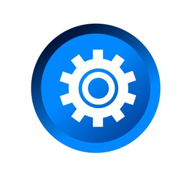 Vites simgesi. Çarklı şekil sembolü.