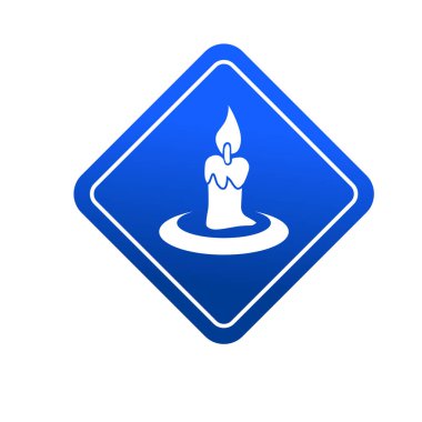 Mum ışığı simgesi. Umut ya da aydınlanma sembolü