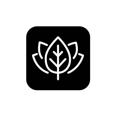 Yaprak simgesi. Yaprak sembolü. Doğal ya da organik logo