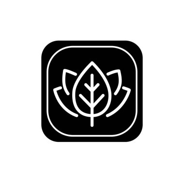 Yaprak simgesi. Yaprak sembolü. Doğal ya da organik logo