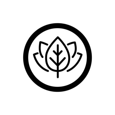 Yaprak simgesi. Yaprak sembolü. Doğal ya da organik logo