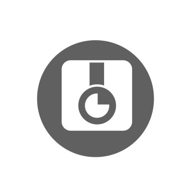 Polaroid kamera aygıtı simgesi. Anında fotoğraf makinesi simgesi.