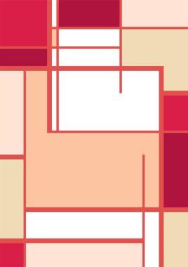 Soyut geometrik model arka plan, vektör çember, üçgen ve kare çizgiler renk tasarımı. Renkli çokgen desen arkaplanı