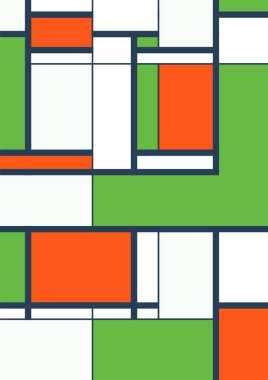 Soyut geometrik model arka plan, vektör çember, üçgen ve kare çizgiler renk tasarımı. Renkli çokgen desen arkaplanı