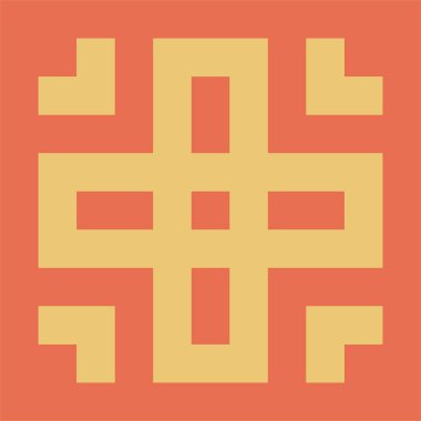 Döşeme arkaplanı. Soyut blok çit deseni. Banyo dokusu. Kare fayanslar. Döşeme parke tasarımının vektör düz çizimi. Beton Döşeme. Geçiş zemini. Duvar Döşemesi.