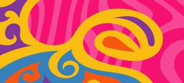 Çeşitli kıvrımlı süslemeleri olan organik dalgalı dokuların soyut arkaplanı. Kıvrımlı kıvrımlar dalga dokusu arkaplanındaki dekoratif süslemeleri. 