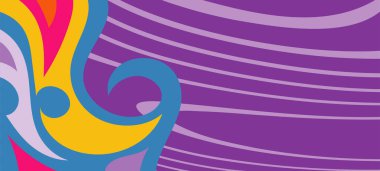 Çeşitli kıvrımlı süslemeleri olan organik dalgalı dokuların soyut arkaplanı. Kıvrımlı kıvrımlar dalga dokusu arkaplanındaki dekoratif süslemeleri. 