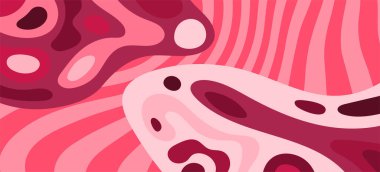 Çeşitli kıvrımlı süslemeleri olan organik dalgalı dokuların soyut arkaplanı. Kıvrımlı kıvrımlar dalga dokusu arkaplanındaki dekoratif süslemeleri. 